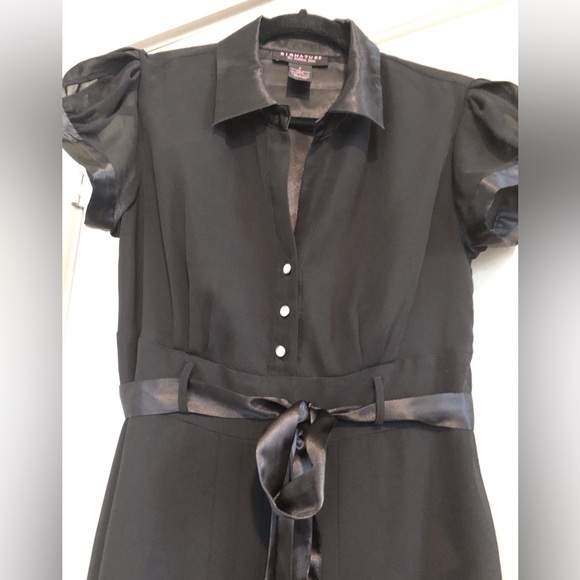 🌷Vintage A-Line Little Black Dress - Picture 4 of 5